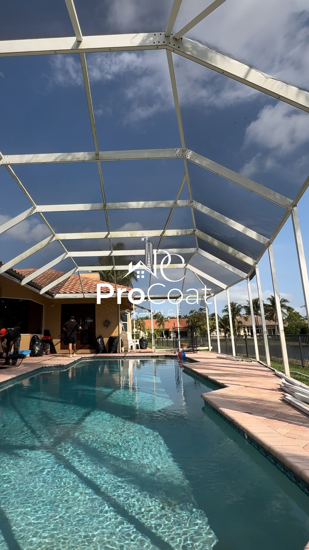 Patio screen removal